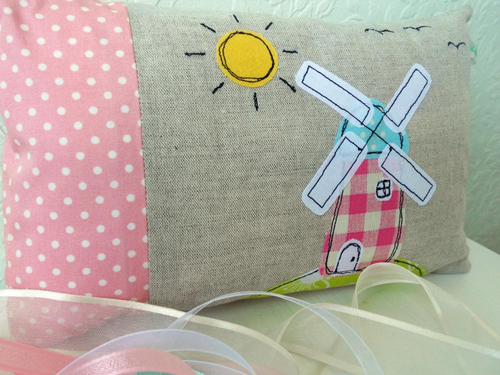 Whimsical Windmill Lavender Scented Sleep Pillow